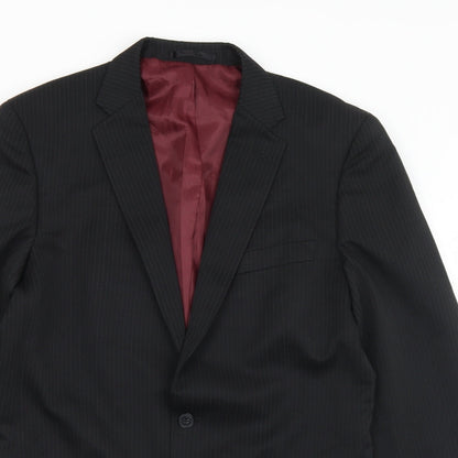Mens UK Size 40 Taylor & Wright Regular Black Suit Jacket