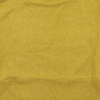 F&F Womens Green Mock Neck  Polyester Pullover Jumper Size 12