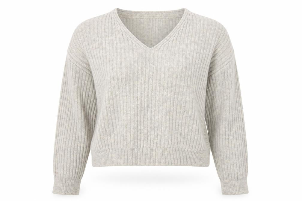 Womens UK Size S New Look Grey Pullover Jumper