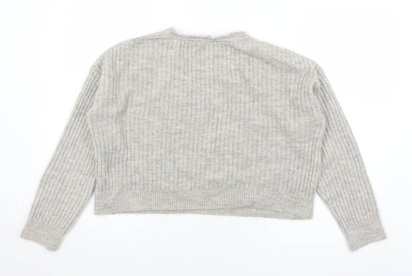 Womens UK Size S New Look Grey Pullover Jumper