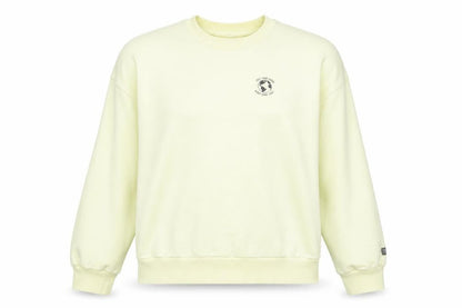 Womens UK Size M Divided Yellow Pullover Sweatshirt