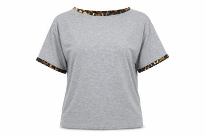 Womens UK Size 8 Boohoo Grey Basic T-Shirt