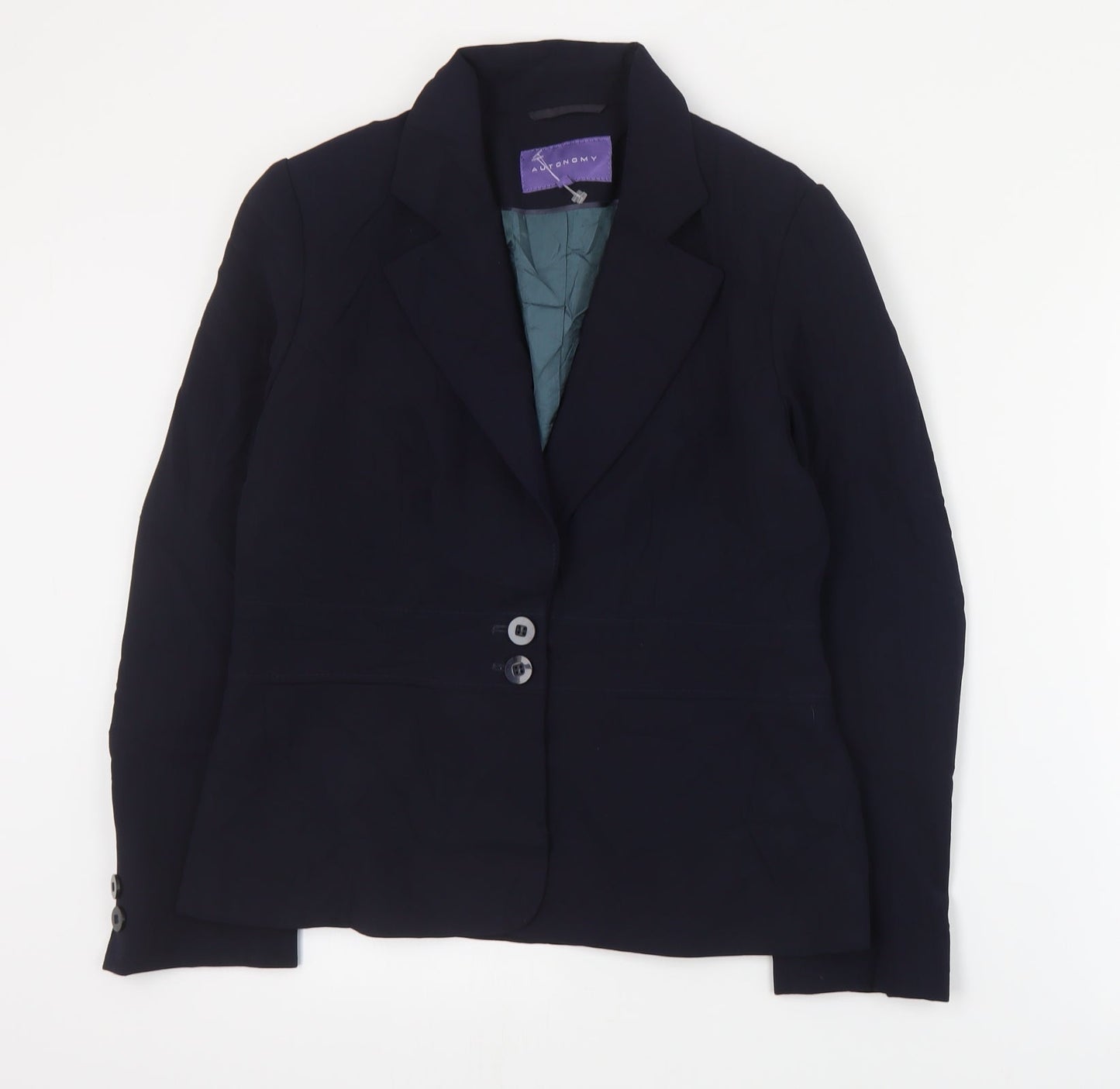 Autonomy Womens Blue   Jacket Blazer Size 12  Button