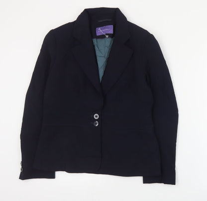 Autonomy Womens Blue   Jacket Blazer Size 12  Button