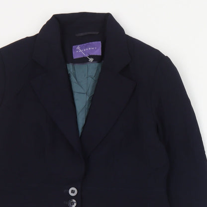 Autonomy Womens Blue   Jacket Blazer Size 12  Button