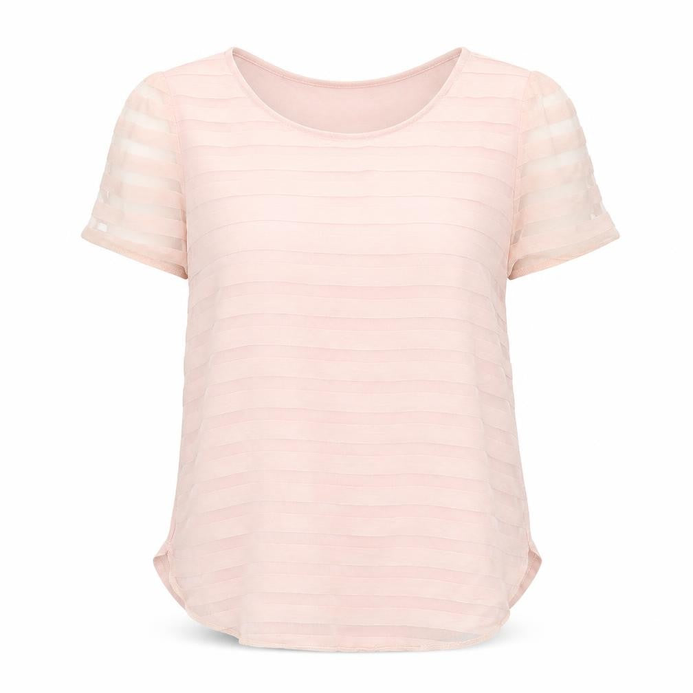 Womens UK Size 6 F&F Pink Basic Blouse