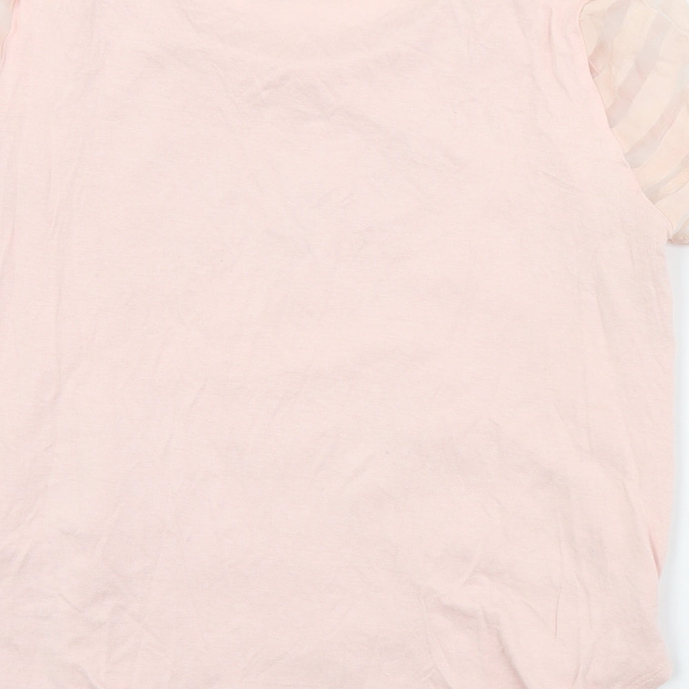 Womens UK Size 6 F&F Pink Basic Blouse