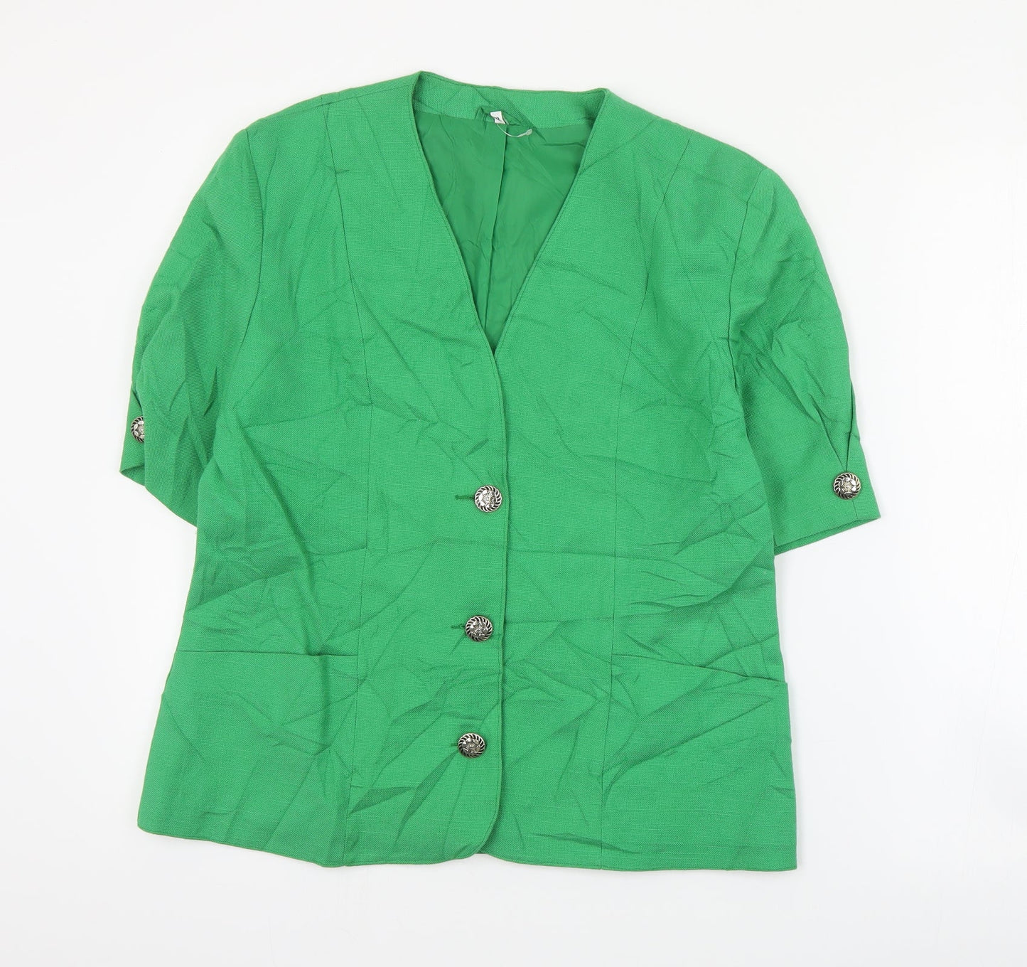 Womens UK Size 12 Preworn Green Jacket
