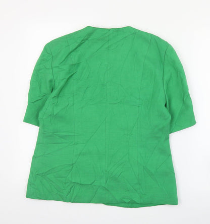 Womens UK Size 12 Preworn Green Jacket