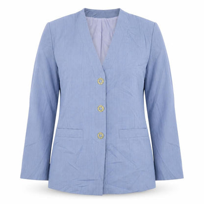 Originals Womens Blue   Jacket Blazer Size 10  Button