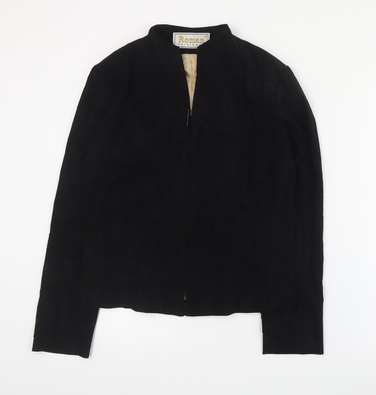 Womens UK Size 12 Roman Black Jacket