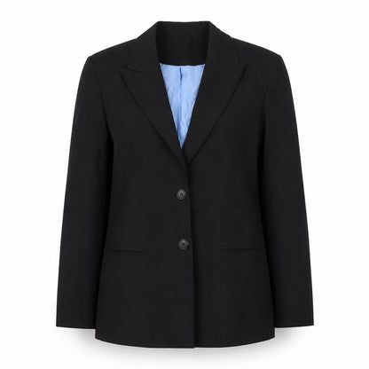 JDV Womens Black  Polyester Jacket Suit Jacket Size 12
