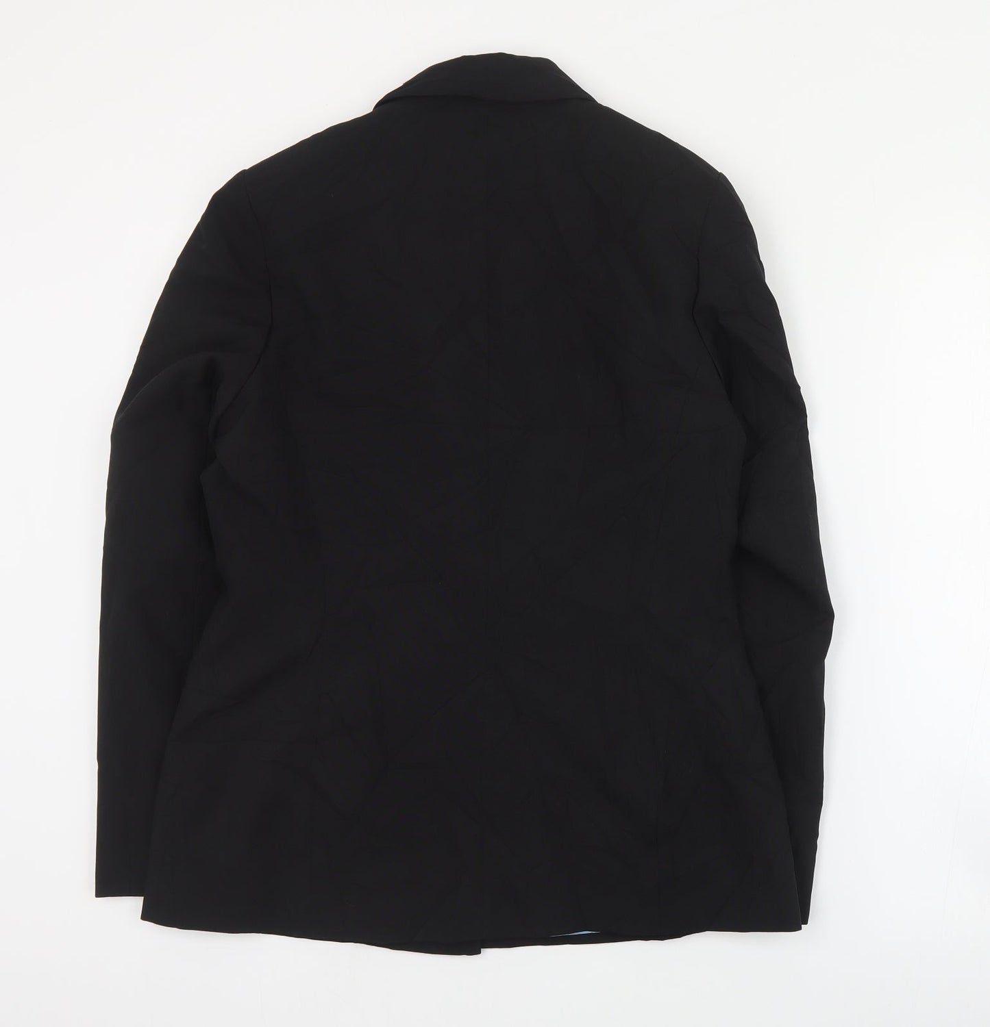 JDV Womens Black  Polyester Jacket Suit Jacket Size 12
