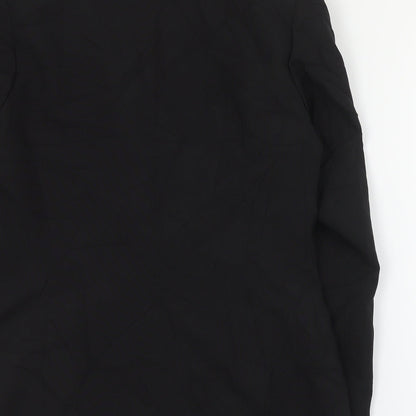 JDV Womens Black  Polyester Jacket Suit Jacket Size 12