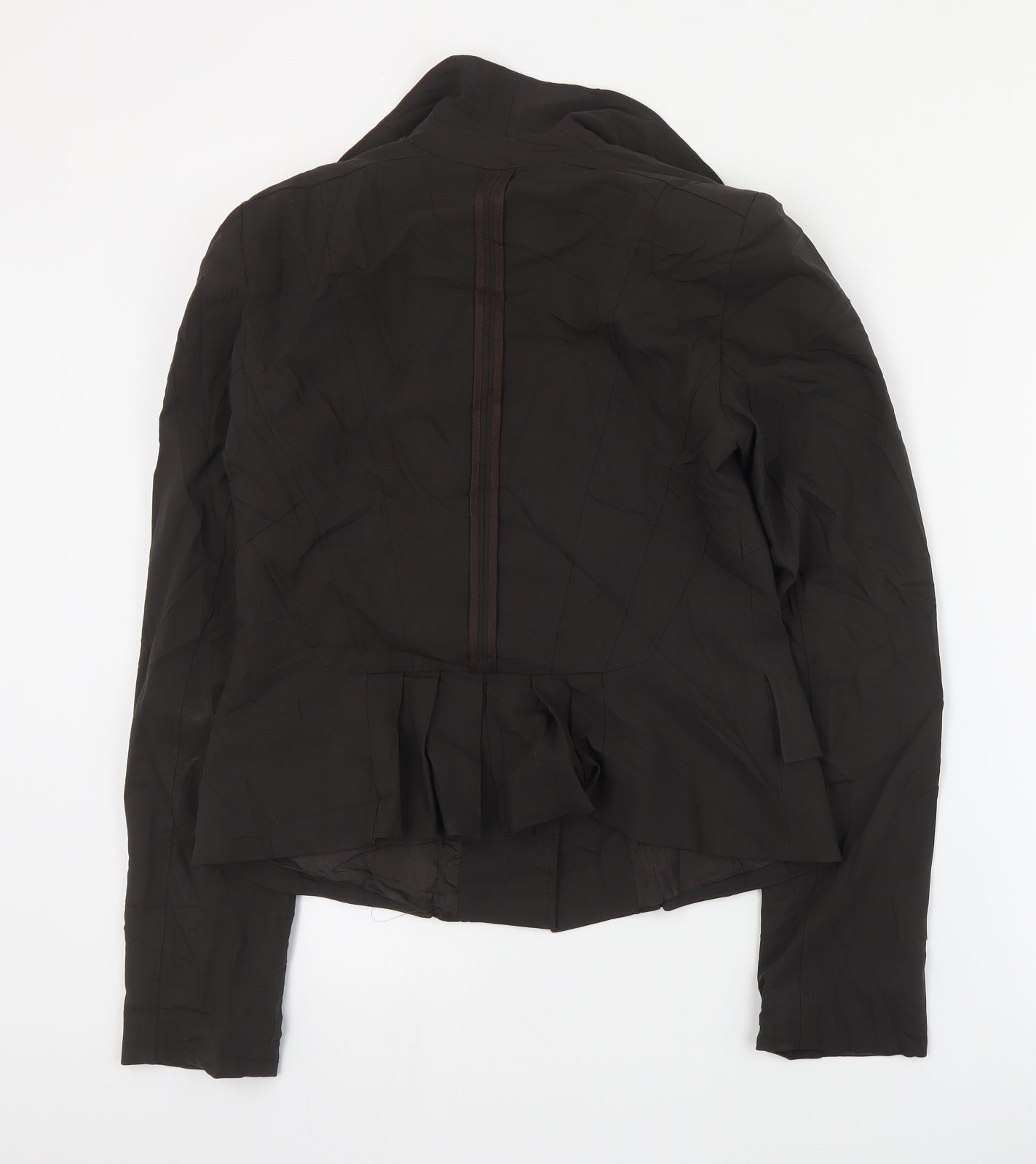 Hexeline Womens Brown   Jacket  Size 10  Button