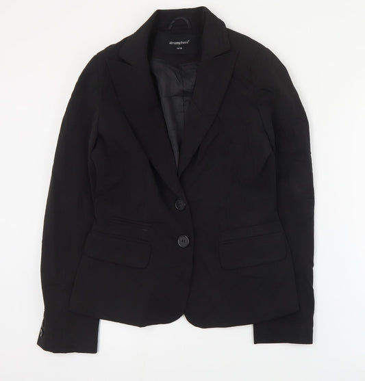 Primark Womens Black  Polyester Jacket Suit Jacket Size 10