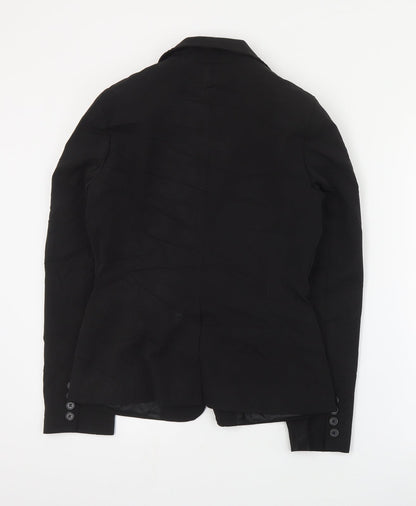 Primark Womens Black  Polyester Jacket Suit Jacket Size 10