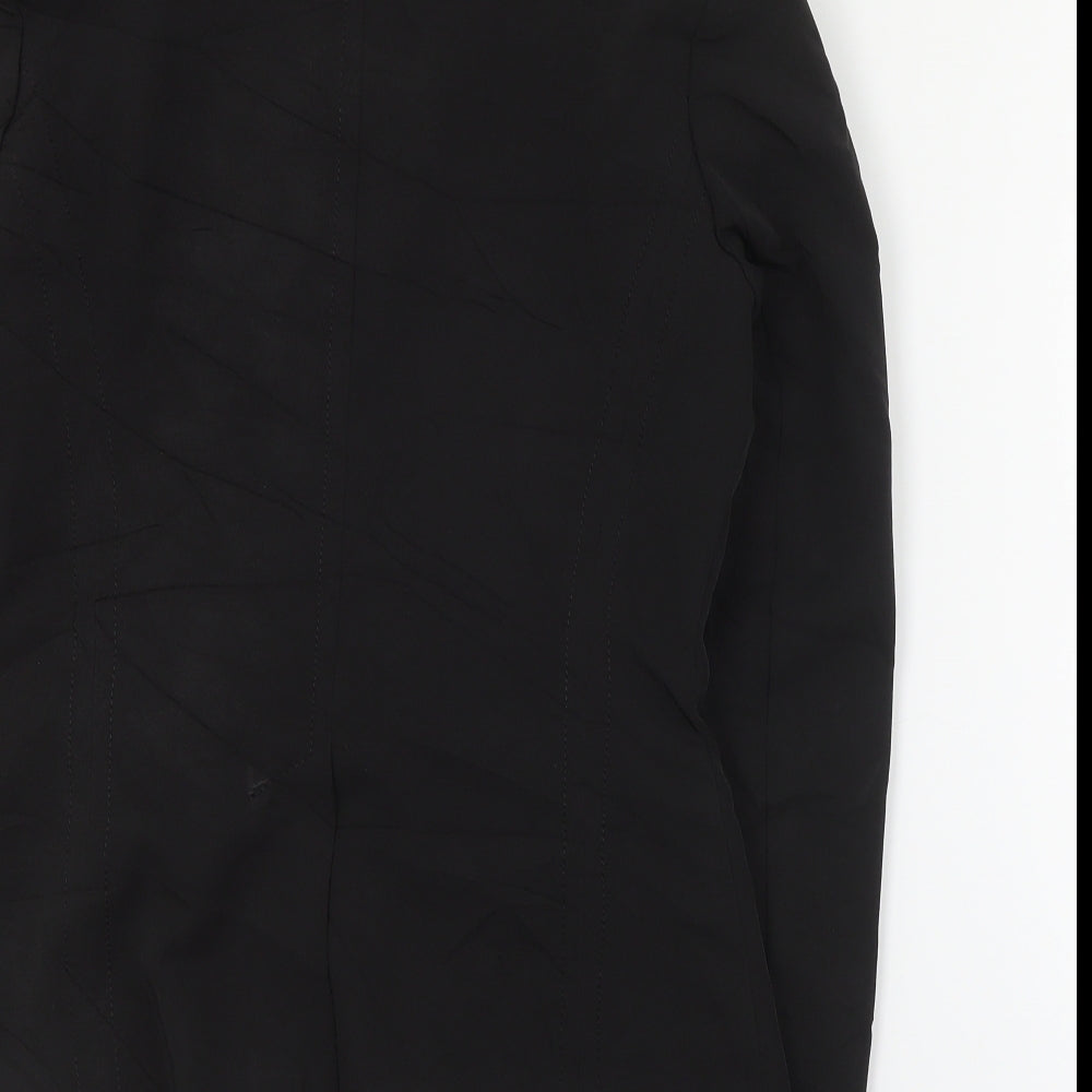 Primark Womens Black  Polyester Jacket Suit Jacket Size 10