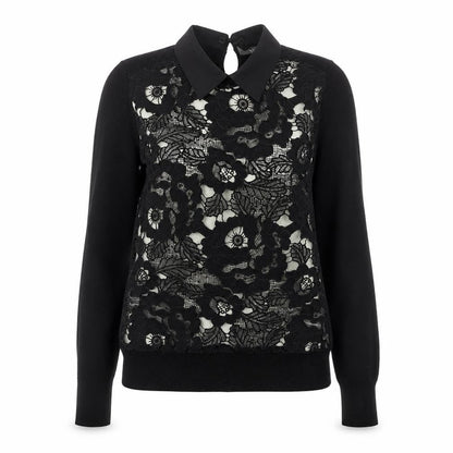 Womens UK Size XS Oasis Black Pullover Jumper