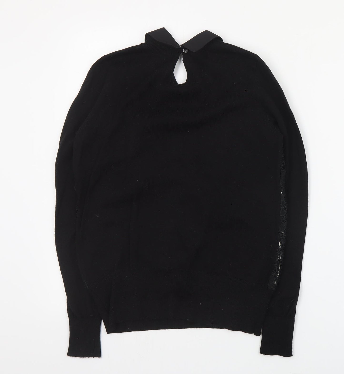 Womens UK Size XS Oasis Black Pullover Jumper