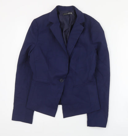Primark Womens Blue  Cotton Jacket Suit Jacket Size 14