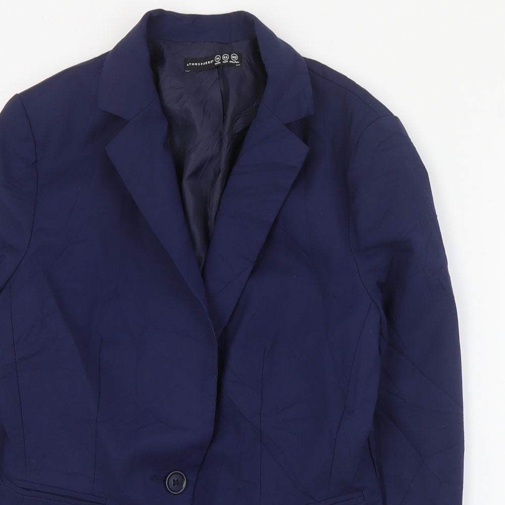 Primark Womens Blue  Cotton Jacket Suit Jacket Size 14