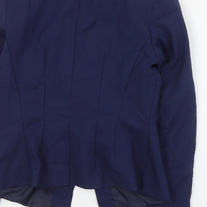 Primark Womens Blue  Cotton Jacket Suit Jacket Size 14