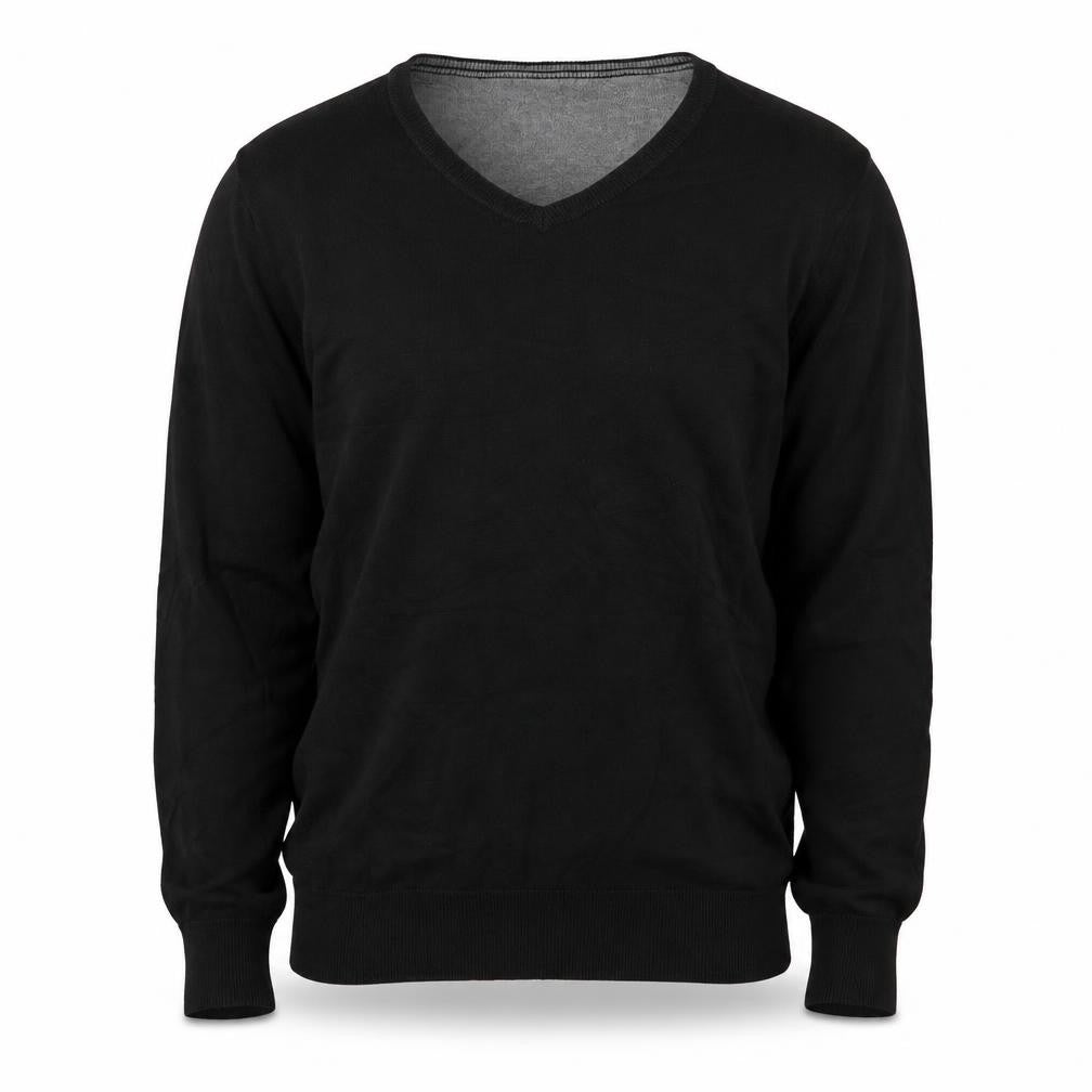 Mens UK Size M Tom Tailor Black Pullover Jumper