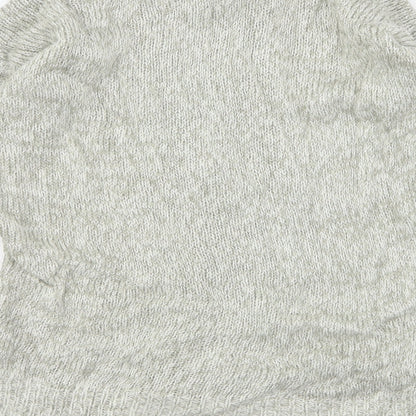 Womens UK Size S New Look Grey Pullover Jumper