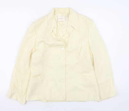 Country Casuals Womens Beige  Wool Jacket Blazer Size 10