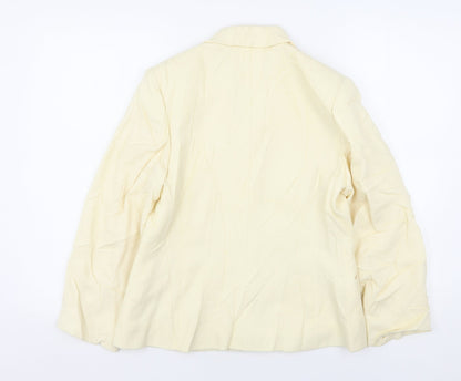 Country Casuals Womens Beige  Wool Jacket Blazer Size 10
