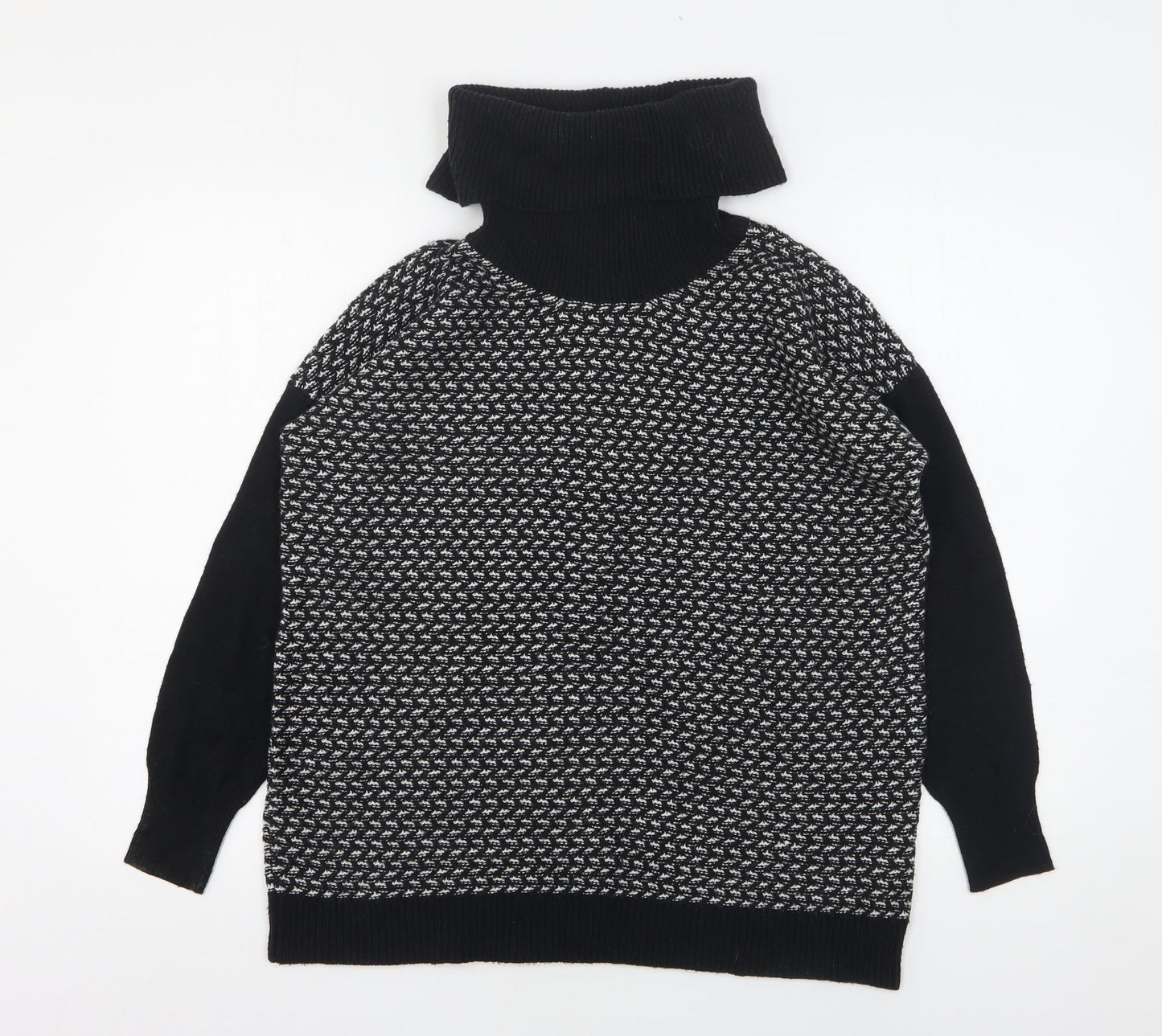 Womens UK Size S Wallis Black Pullover Jumper