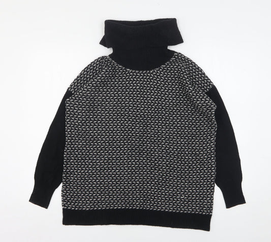 Womens UK Size S Wallis Black Pullover Jumper