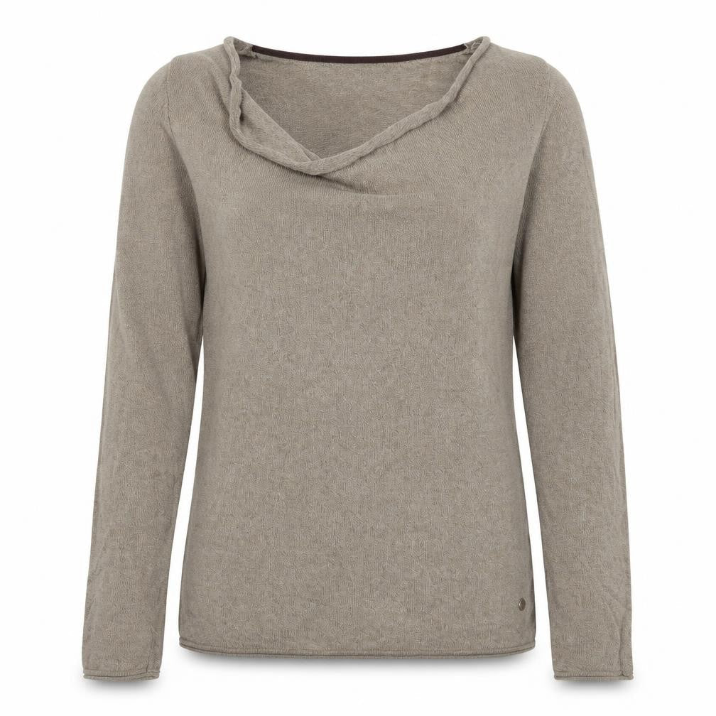 Womens UK Size S TOM TAILOR Beige Pullover Jumper