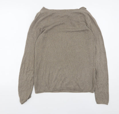 Womens UK Size S TOM TAILOR Beige Pullover Jumper