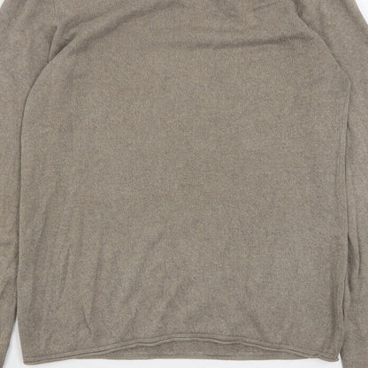 Womens UK Size S TOM TAILOR Beige Pullover Jumper