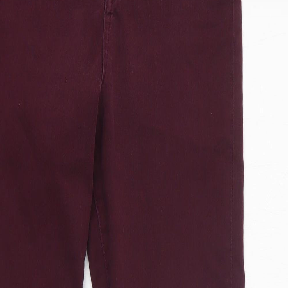 Womens UK Size 30 in H&M Regular Fit Skinny Purple Jeans