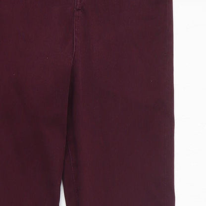 Womens UK Size 30 in H&M Regular Fit Skinny Purple Jeans