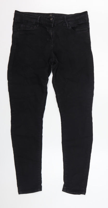 Forma Womens Black  Cotton Skinny Jeans Size 32 in L30 in Regular