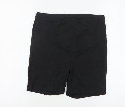 Shein  Womens Black  Polyester Biker Shorts Size 6 L6 in Regular