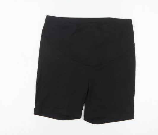 Shein  Womens Black  Polyester Biker Shorts Size 6 L6 in Regular