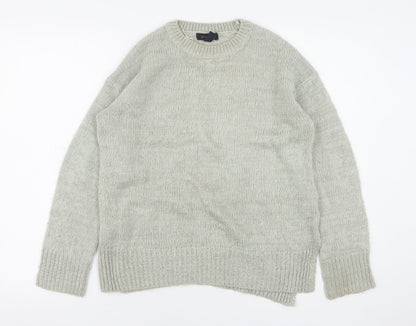 Womens UK Size S New Look Grey Pullover Jumper