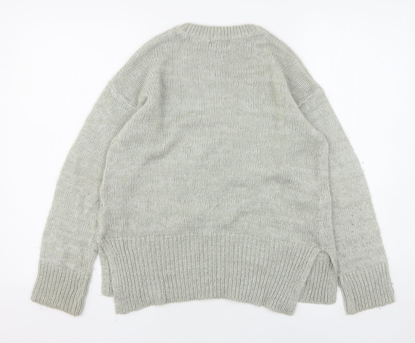 Womens UK Size S New Look Grey Pullover Jumper