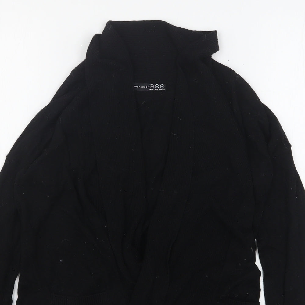 Womens UK Size 10 Atmosphere Black Cardigan Jumper