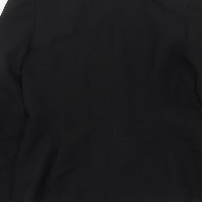 Dorothy Perkins Womens Black  Polyester Jacket Suit Jacket Size 8