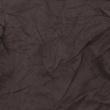 Country Casuals Womens Brown  Cupro Jacket Suit Jacket Size 18