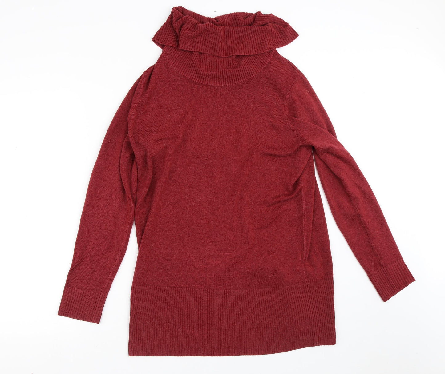 Womens UK Size 14 Papaya Red Pullover Jumper