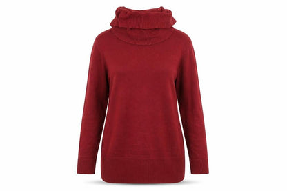Womens UK Size 14 Papaya Red Pullover Jumper