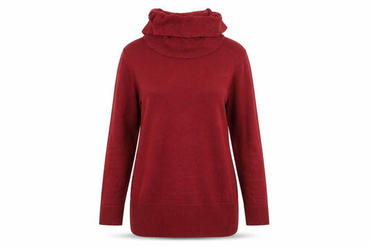 Womens UK Size 14 Papaya Red Pullover Jumper