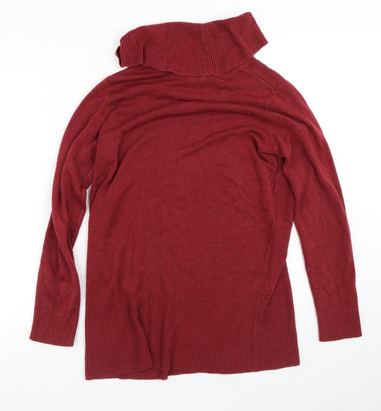 Womens UK Size 14 Papaya Red Pullover Jumper
